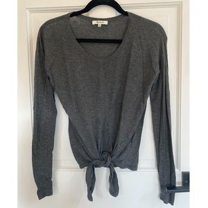 MADEWELL Tie-Front Sweater XS